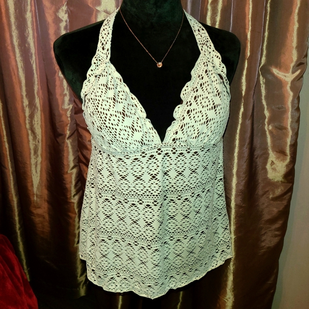 🌞Bisou Bisou Halter Tankini Top & Bottom NWOT